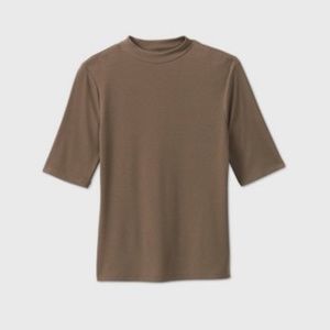 A New Day mock neck tee